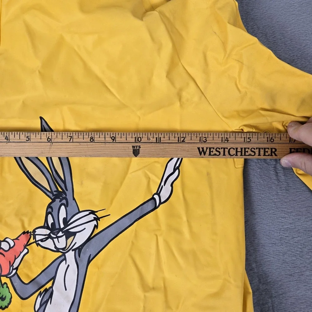 VTG 60s Looney Tunes Bug Bunny Raincoat‎ Jacket Cartoon RARE Size S (6) *READ